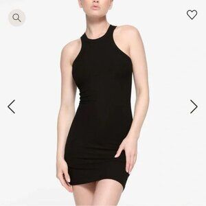 SKIMS Soft Lounge Tank Mini Dress Onyx - S
